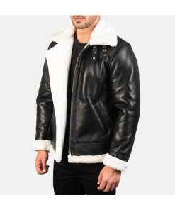 Men's Winter B3 Bomber Aviator Shearling Leather Jacket Free Shipping USA UK Canada