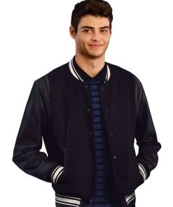 Noah Centineo The Perfect Date Varsity Wool Jacket