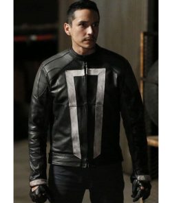 Robbie Reyes Ghost Rider Black Leather Jacket