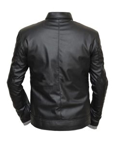 Robbie Reyes Ghost Rider Black Leather Jacket Free Shipping UK USA Canada