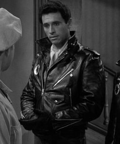 Rod Serling The Twilight Zone Black Leather Jacket