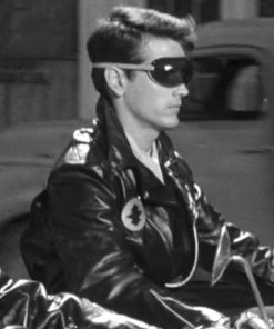 Rod Serling The Twilight Zone Black Leather Jacket Gifts for Him
