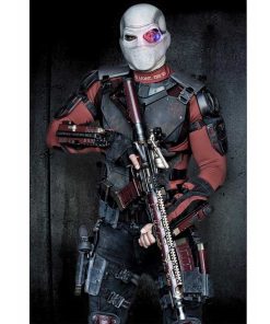 Suicide Squad Will Smith Leather Jacket Deadshot Costume
