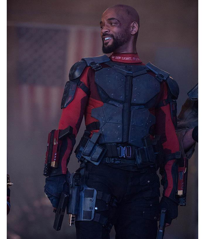 Suicide Squad Will Smith Leather Jacket Deadshot Costume Shop now
