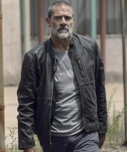 The Walking Dead Season 9 Negan Leather Jacket lederjacke herren