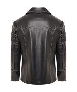 Tyler Durden Brad Pitt Fight Club Leather Coat Winter Sale Christmas