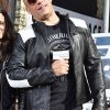 Vin Diesel F9 Premiere Black Biker Leather Jacket