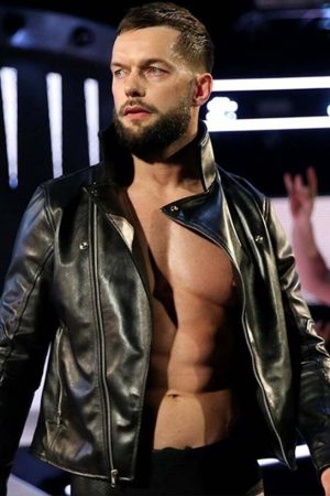 WWE Finn Balor Black Leather Jacket