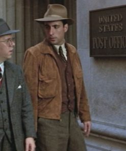 Andy Garcia The Untouchables Suede Leather Jacket Free Shipping UK USA Canada