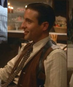 Andy Garcia The Untouchables Suede Leather Vest Free Shipping UK USA Canada