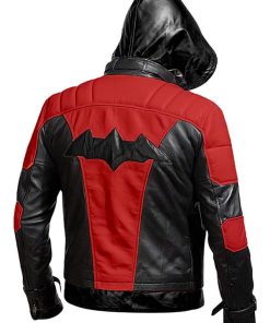 Batman Arkham Knight Leather Jacket Cosplay Costume Halloween