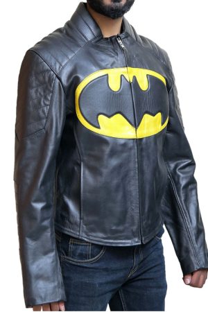 Batman Michael Keaton Leather Jacket Costume UK USA Canada