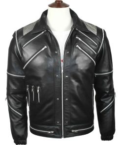 Beat It Vintage Michael Jackson Leather Jacket