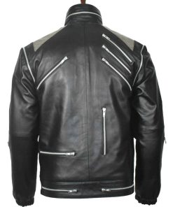 Beat It Vintage Michael Jackson Leather Jacket Cosplay Costume