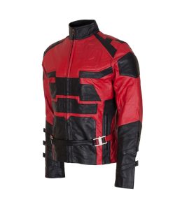 Ben Affleck Daredevil Red Leather Jacket Costume Buy now