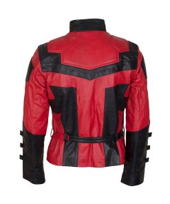 Ben Affleck Daredevil Red Leather Jacket Costume Free Shipping UK USA Canada