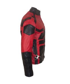 Ben Affleck Daredevil Red Leather Jacket Costume Halloween