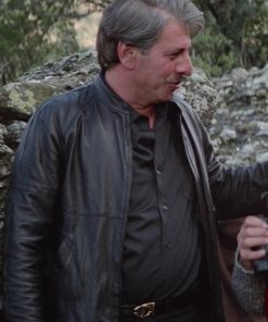 Chaim Topol For Your Eyes Only Vintage Leather Jacket