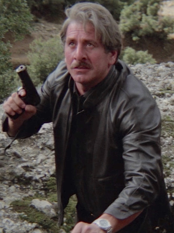 Chaim Topol For Your Eyes Only Vintage Leather Jacket Celebrity Sale