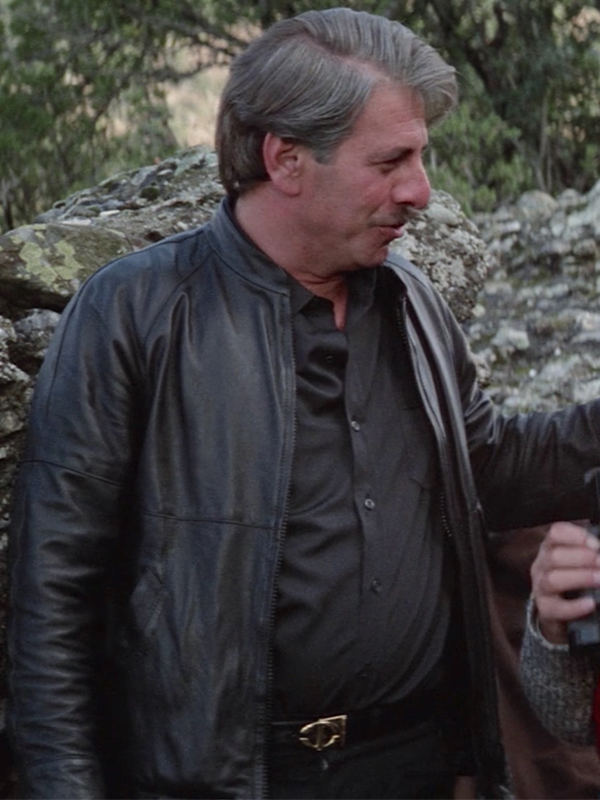 Chaim Topol For Your Eyes Only Vintage Leather Jacket