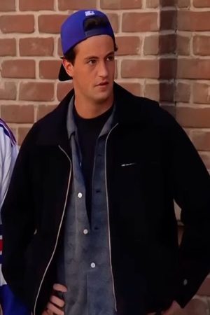 Chandler TV Series Friends Black Cotton Jacket