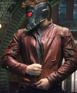 Chris Pratt Guardians Of The Galaxy Star Lord Leather Jacket Gifts for Him