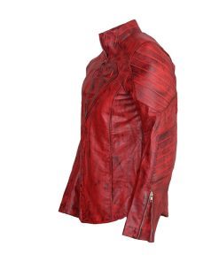 Clark Kent Costume Red Smallville Superman Leather Jacket Gifts for Him Halloween Costume