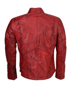 Clark Kent Costume Red Smallville Superman Leather Jacket UK USA Australia Europe Free Shipping