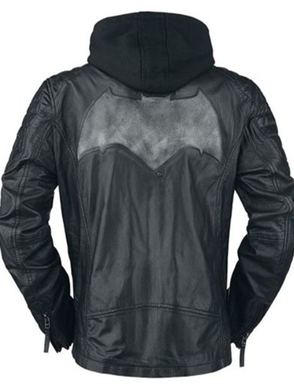 Clark Kent Superman Hooded Leather Jacket Costume