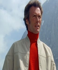 Clint Eastwood The Eiger Sanction Beige Cotton Jacket Vintage Celebrity Wear