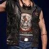 Cyberpunk 2077 V Nomad Black Leather Vest
