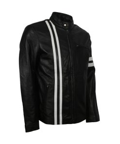 Dominic Toretto Fast and Furious 8 Vin Diesel Biker Black Leather Jacket veste en cuir