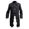 Emo Steam Punk Gothic Leather Coat Costume
