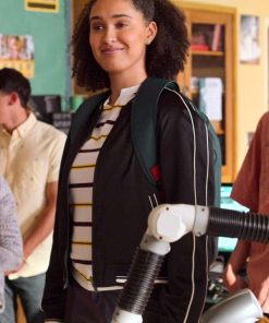 Fabiola Torres Never Have I Ever Black Cotton Jacket