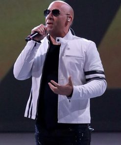 Fast And Furious Live Vin Diesel White Leather Jacket Halloween Sale