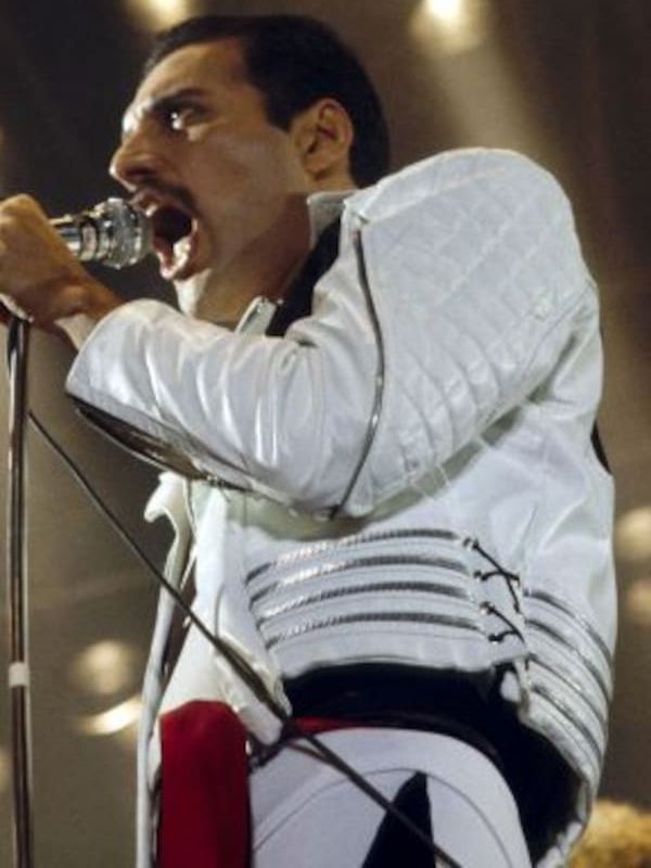 Freddie Mercury Queen Vintage Brando Leather Jacket Biker