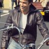 Happy Days Fonzie Vintage Brown Leather Jacket