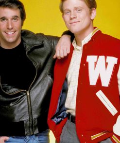 Happy Days Ron Howard Varsity Letterman Jacket Free Shipping UK USA Canada