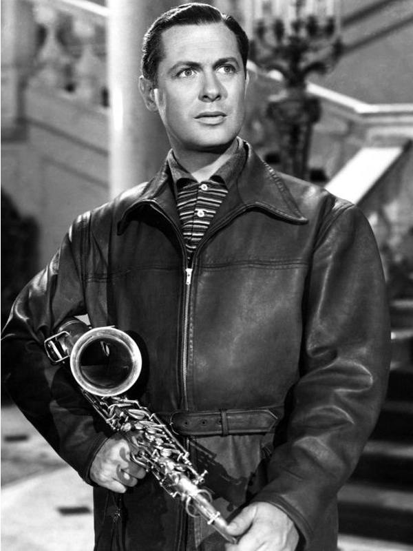 Here Comes Robert Montgomery Vintage Leather Jacket Free Shipping