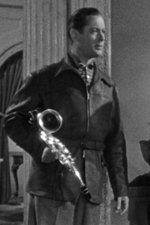 Here Comes Robert Montgomery Vintage Leather Jacket Sale