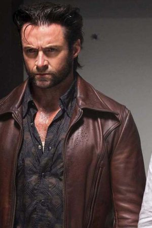 Hugh Jackman X-Mens Days of Future Past Wolverine Leather Jacket3