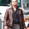 Inception Cobb Leonardo Di Caprio Brown Leather Jacket