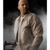 Jason Statham Fast X Beige Leather Jacket