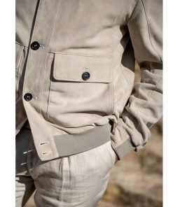 Jeffrey Dean Morgan Negan Suede Leather Jacket Celebrity Sale