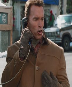 Jingle All the Way Arnold Schwarzenegger Wool Coat Free Shipping USA Europe Australia