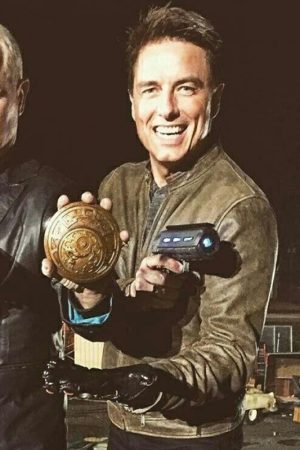 John Barrowman Legends Of Tomorrow Leather Jacket Free Shipping UK USA Canada