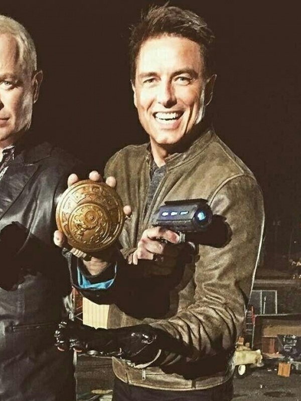 John Barrowman Legends Of Tomorrow Leather Jacket Free Shipping UK USA Canada