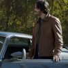 John Wick Brown Distressed Biker Leather Jacket