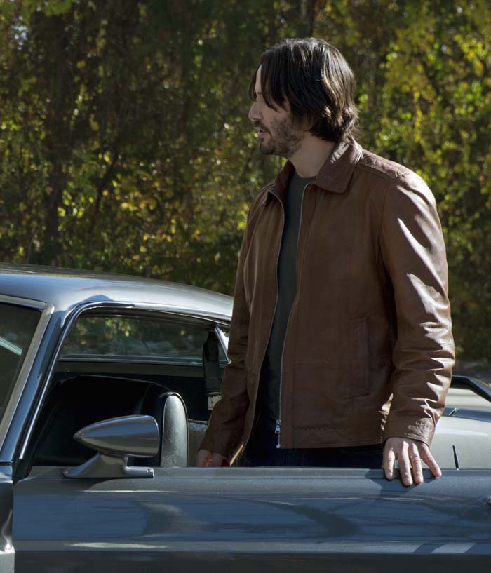 John Wick Brown Distressed Biker Leather Jacket