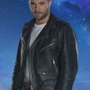 Josh Bowman Doctor Who Brando Biker Leather Jacket